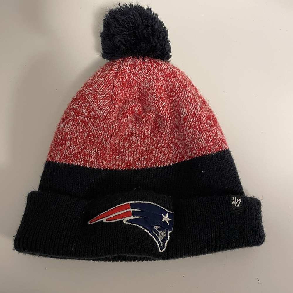 New England Patriots Knit Beanie Hat NFL Cold Weather One‎ Size
